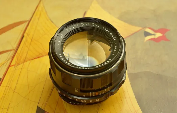 Glass, reflection, lens