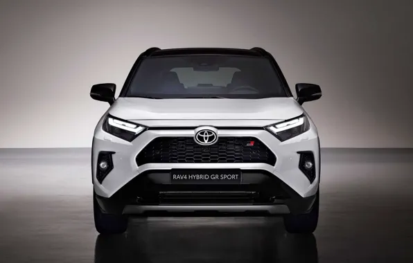 Toyota, вид спереди, Hybrid, GR Sport, Toyota RAV4