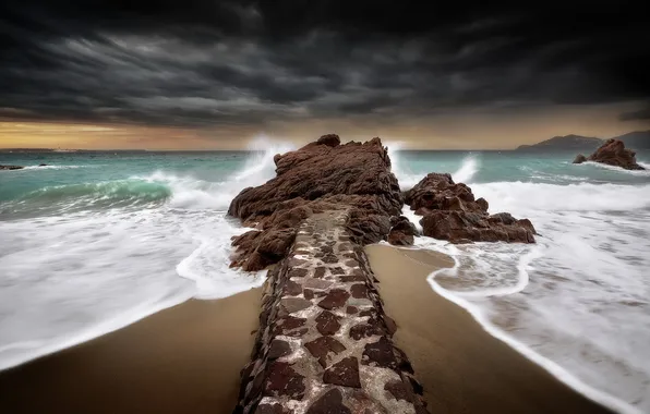 Море, небо, берег