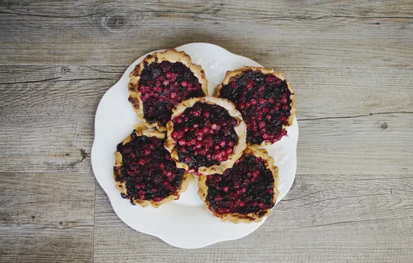 Ягоды, десерт, выпечка