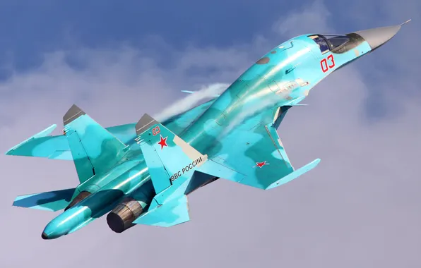 Картинка aircraft, military, aviation, Su-34