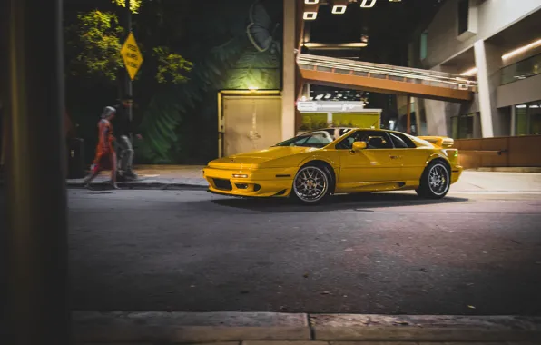 Lotus, yellow, Esprit, Lotus Esprit V8