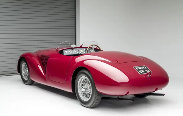 Спицы, Ferrari, Classic, 1947, Classic car, Sports car, Спортивный автомобиль, Ferrari 125 Sport