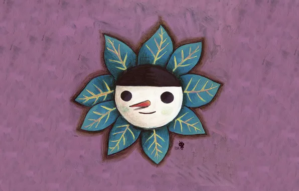 Картинка цветок, чудик, Kim Hana