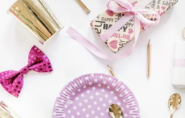 Подарок, декор, Gift, День рождения, Ribbon, Birthday