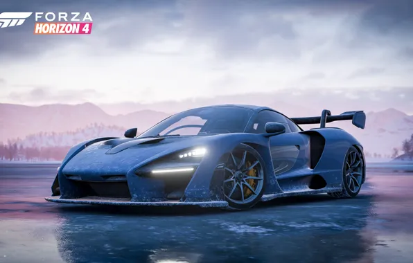 Картинка McLaren, Microsoft, game, 2018, Senna, Forza Horizon 4