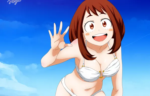 Море, My Hero Academia, Boku No Hero Academia, Моя Геройская Академия, Урарака Очако