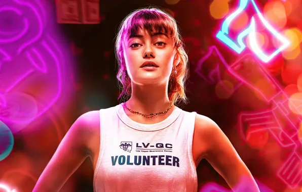 Взгляд, макияж, Ella Purnell, Элла Пернелл, Армия мертвецов, Army of the Dead, Кейт Уорд
