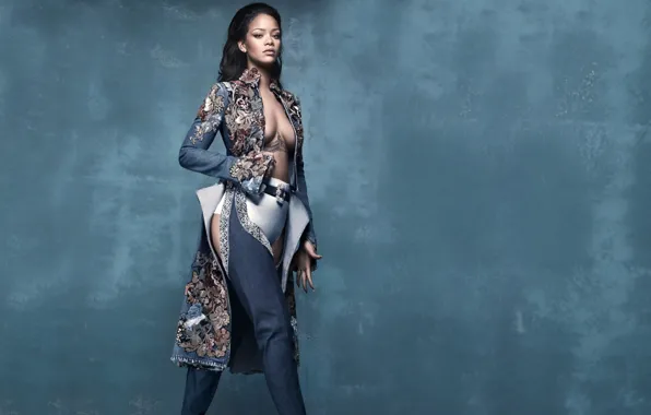 Girl, Rihanna, star, fashion, model, singer, brunette, pose