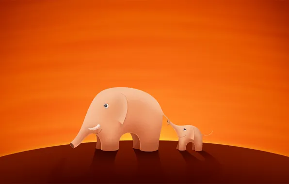 Картинка слон, хобот, слоник
