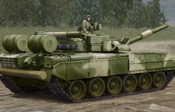 Танк, ОБТ, Т-80, Т-80УД, Танкист