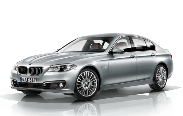 Машина, серый, BMW, седан, wallpapers, Sedan, 535i, Luxury Line
