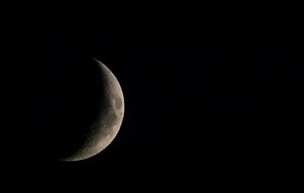 Картинка космос, ночь, луна
