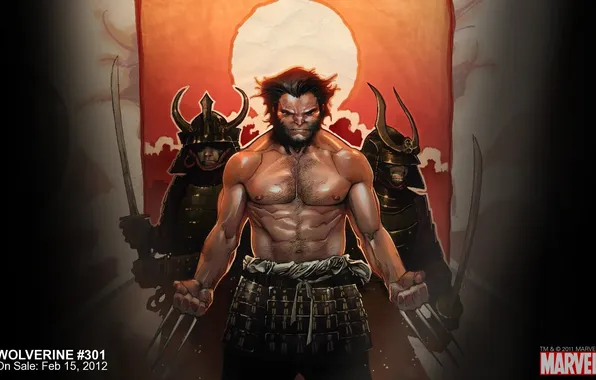 Картинка самурай, Росомаха, Логан, Wolverine, супергерой, marvel, комикс, comics