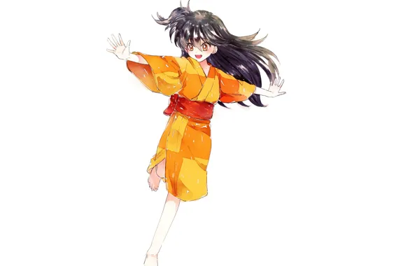 Арт, девочка, Рин, Inuyasha, Инуяша