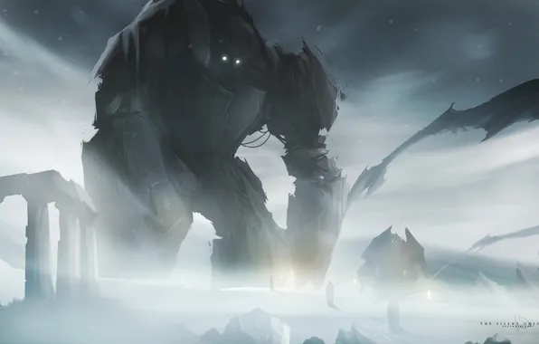 Картинка лед, монстр, роботы, гигант