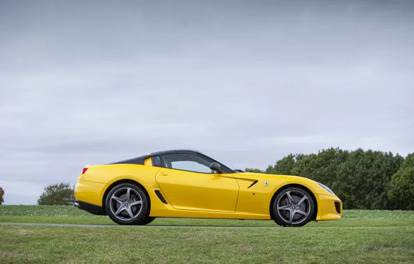 Ferrari, yellow, SA Aperta, Ferrari SA Aperta