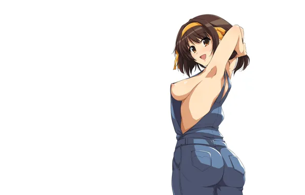 Boobs, breast, anime, tits, chest, busty, oppai, Suzumiya Haruhi