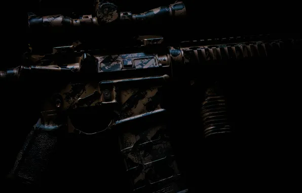 Картинка оружие, автомат, AR-15, штурмовая винтовка