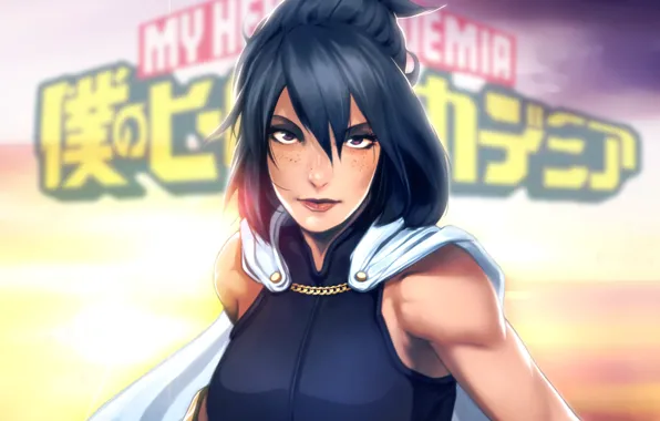 Картинка девушка, аниме, брюнетка, art, Boku no Hero Academia, Nana Shimura