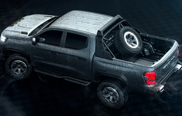 Concept, концепт-кар, пикап, pickup, тёмный фон, Ram, dark background, 2025