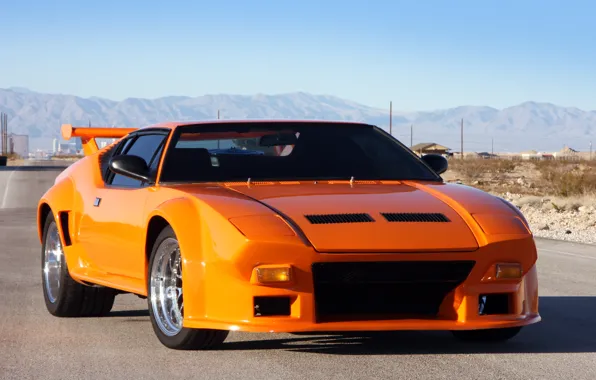 Картинка Orange, Road, De Tomaso, Pantera