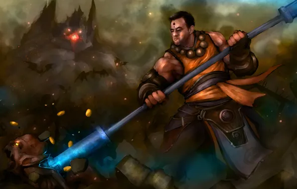 Rpg, diablo 3, fan art, monk