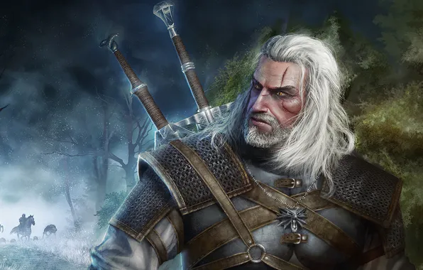 Оружие, мужчина, Geralt of Rivia, Ведьмак 3: Дикая Охота