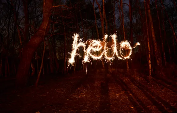 Hello, фризлайт, Freezelight, рисуем светом, фотосъёмка на длинной выдержке