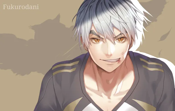 Взгляд, парень, Волейбол, Haikyuu, Бокуто Котару