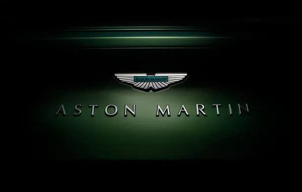 Logo, Wallpaper, Aston Martin DB12