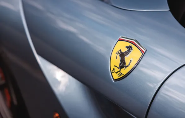 Картинка Ferrari, logo, Scuderia Ferrari, F12, badge, Ferrari F12berlinetta "The Barchetta"