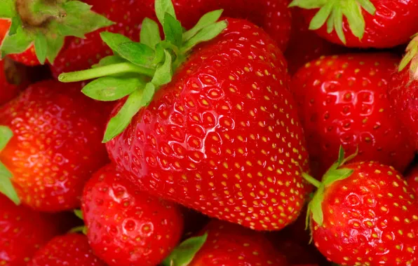 Картинка ягоды, фон, клубника, strawberry, fresh berries