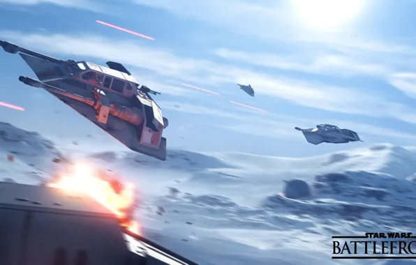 Снег, игры, снегоходы, Electronic Arts, DICE, Повстанцы, Хот, Rebels