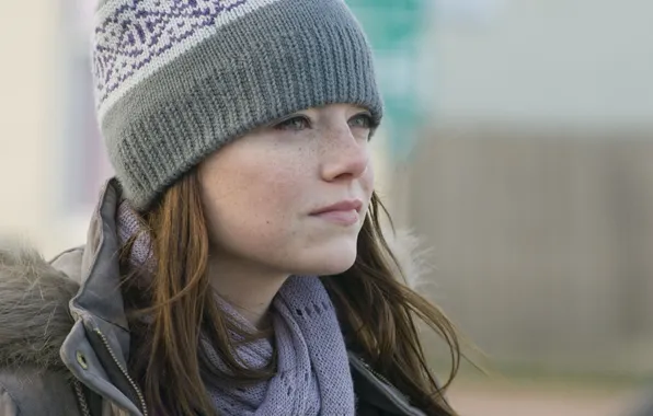 Девушка, фильм, кадр, Emma Stone, Эмма Стоун, Бумажный человек, Paper Man