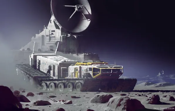 Камни, ландшафт, транспорт, Strike Vector EX, Space exploration