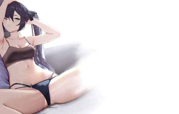 Girl, hot, sexy, bra, panties, anime, babe, armpit