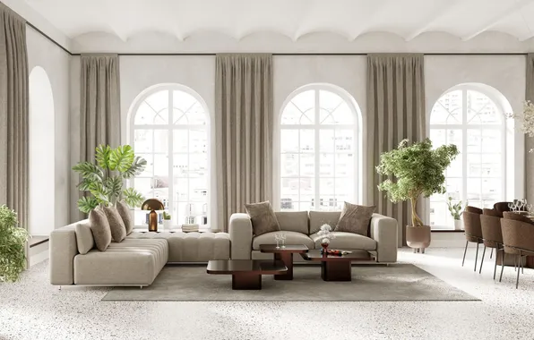Дизайн, стиль, интерьер, гостиная, столовая, мягкая мебель, Classic Interior Design