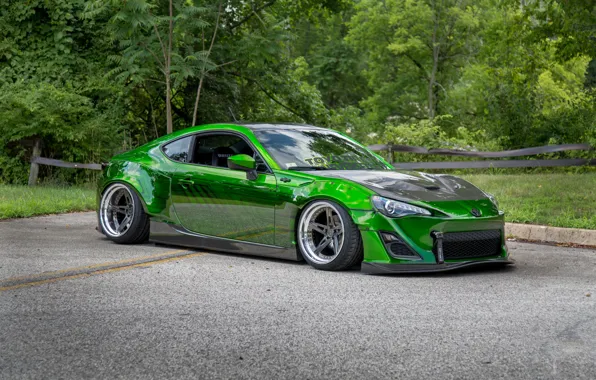 Toyota, gt86, green tuning
