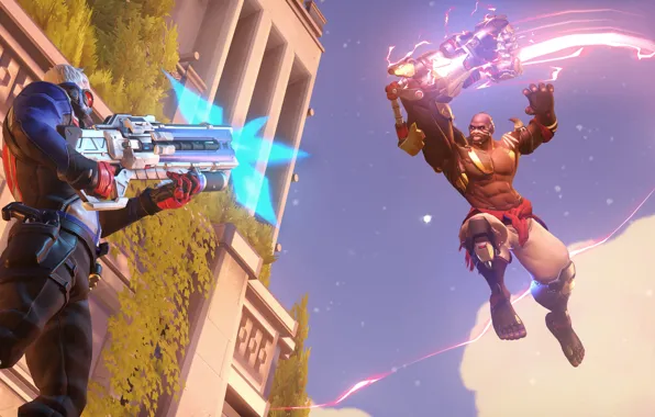Gun, weapon, fight, Overwatch, soldier 76, soldier: 76