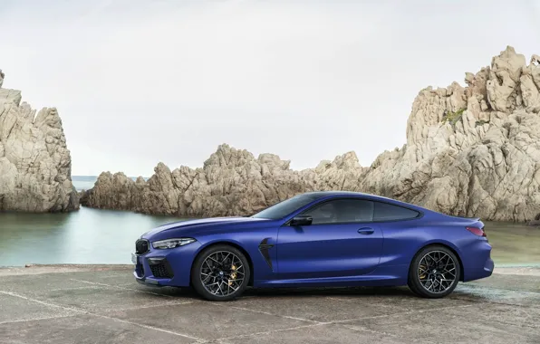 Картинка купе, BMW, вид сбоку, 2019, BMW M8, M8, M8 Competition Coupe, M8 Coupe