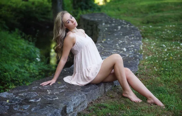 Картинка девушка, поза, фон