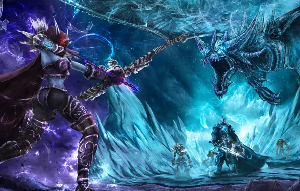 Warcraft, arthas, Sylvanas, Heroes of the Storm, moba