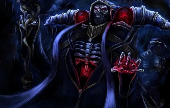Скелет, мантия, Overlord, Владыка