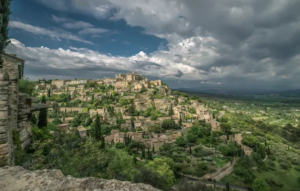 Картинка Франция, Панорама, France, Panorama, Сен-Поль-де-Ванс, Коммуна, Saint-Paul-de-Vence