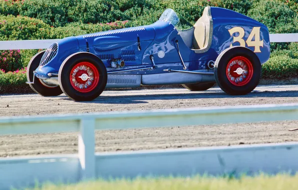 Ретро автомобили, 1930, Duesenberg, Race Car, Indy 500