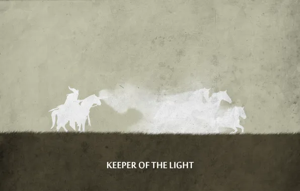 Картинка minimalism, valve, horse, dota 2, sheron1030, keeper of the light