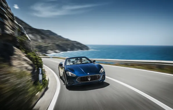 Car, Maserati, girl, logo, sky, sea, woman, man
