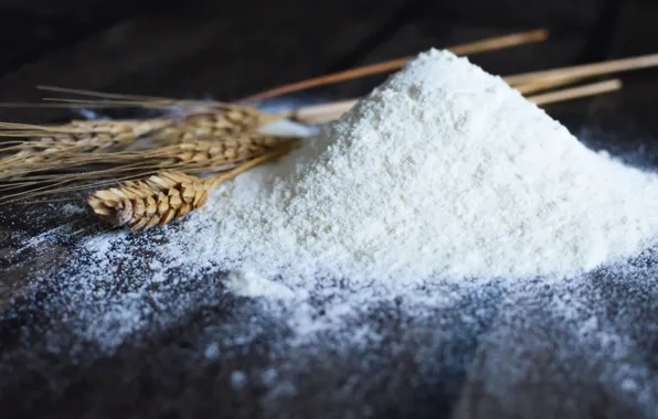 Картинка фон, колосья, мука