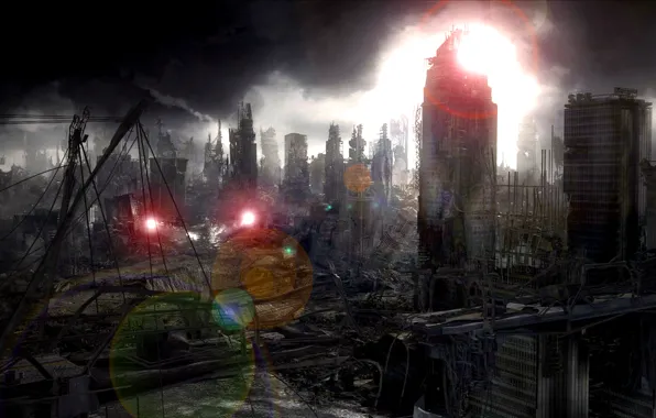 City, апокалипсис, разруха, corrected